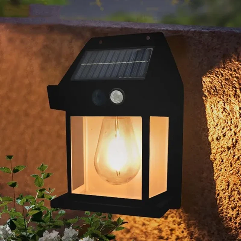 Smart Garden Lanterns - Solar Tungsten Night Lamp Intelligent Motion