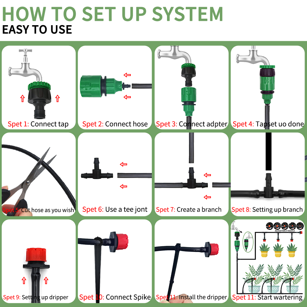 Micro Drip Irrigation System P - огляд і ціна Smart Garden Technology