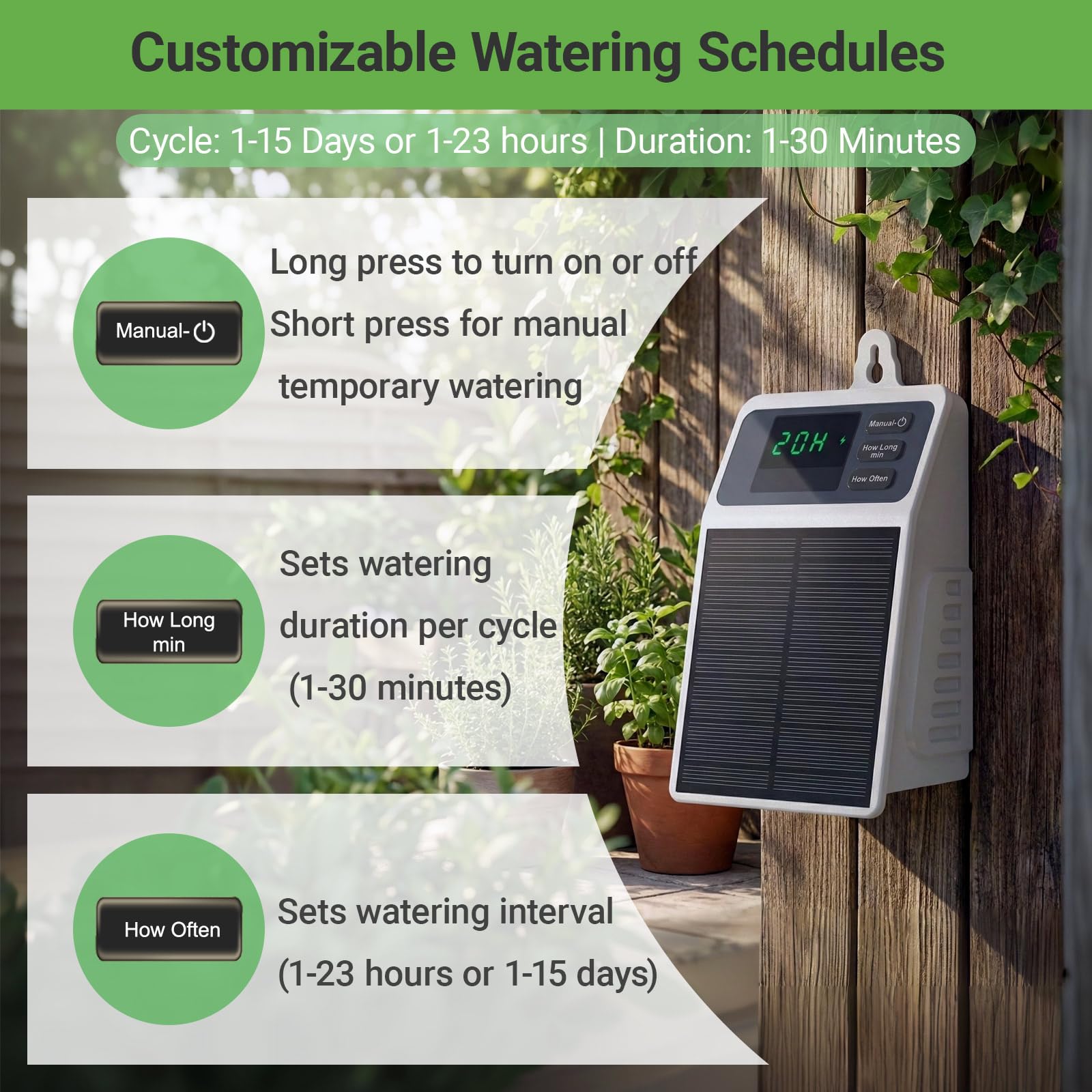 Upgraded Solar Drip Irrigation - огляд і ціна Smart Garden Technology