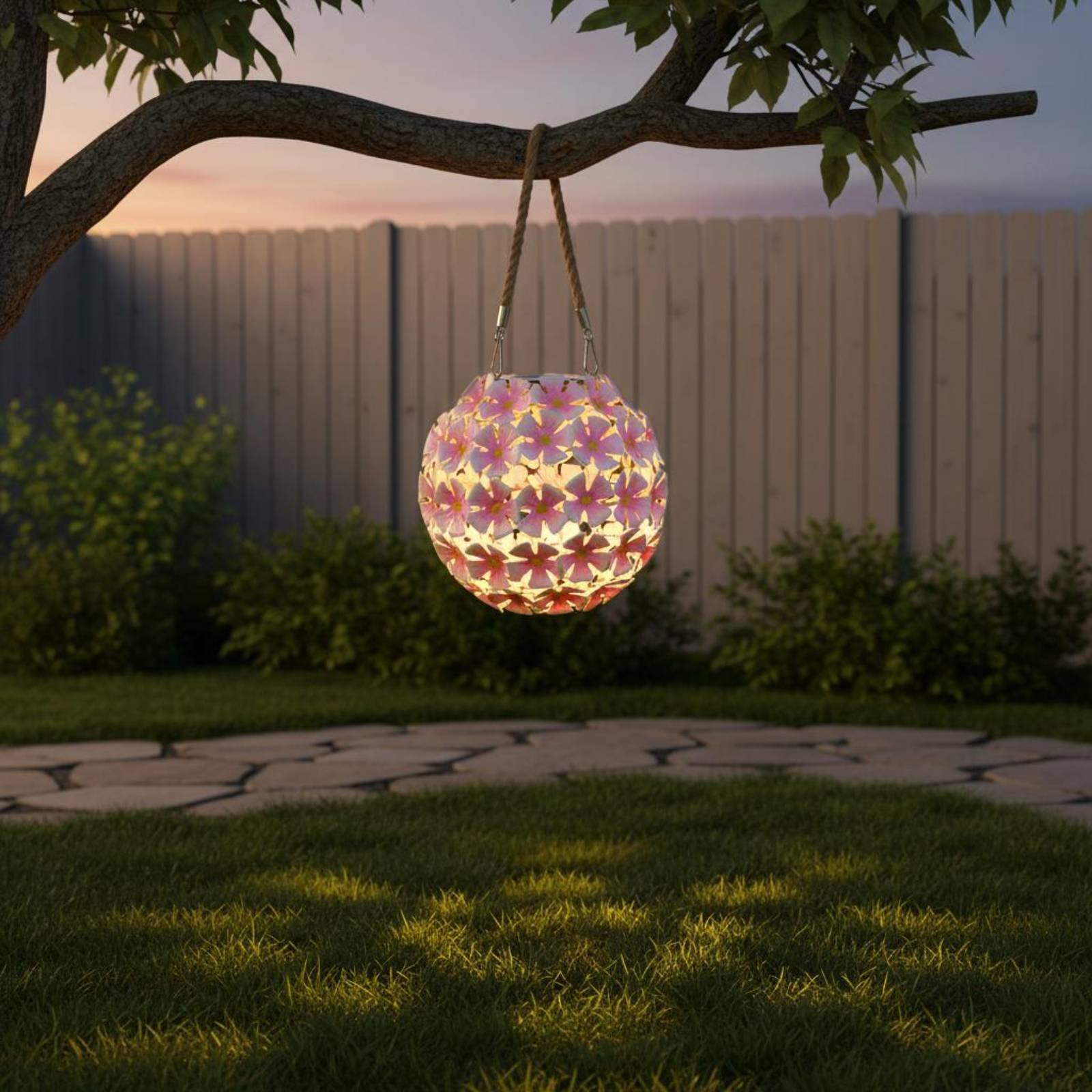 Hanging Flower Lantern Warm Wh - огляд і ціна Smart Garden Lanterns