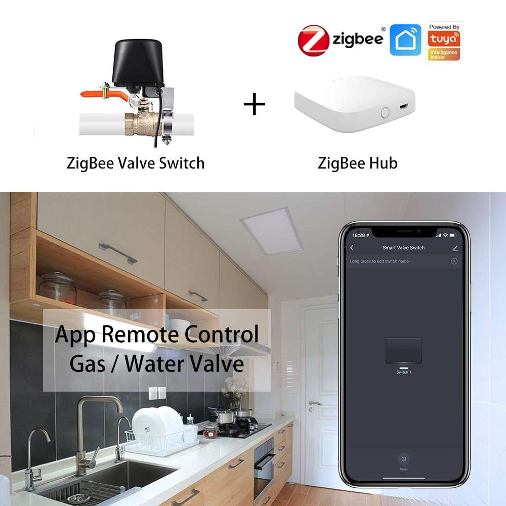 ZigBee Water/Gas Valve Remote  - огляд і ціна Smart Garden Home