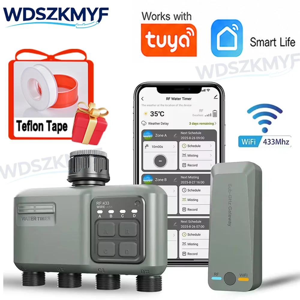 WiFi RF433 Smart Garden Sprink - огляд і ціна Wifi Irrigation Timer