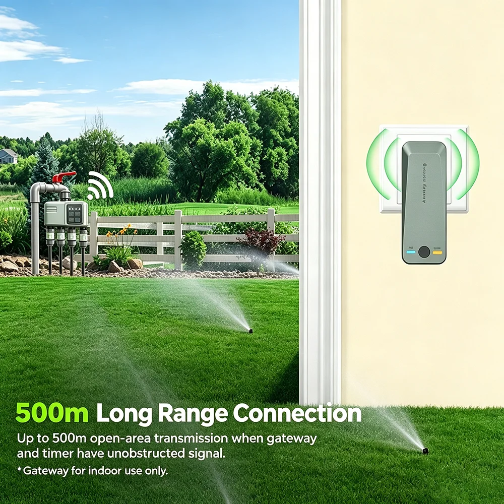 WiFi RF433 Smart Garden Sprink - огляд і ціна Wifi Irrigation Timer