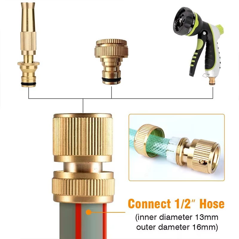 Spray Nozzle Water Gun Brass H - огляд і ціна Smart Garden Home